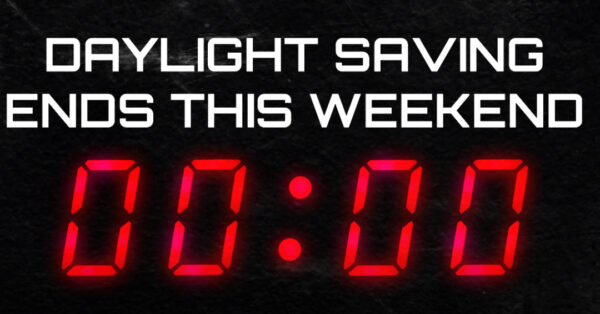 Daylight Savings Time Ends